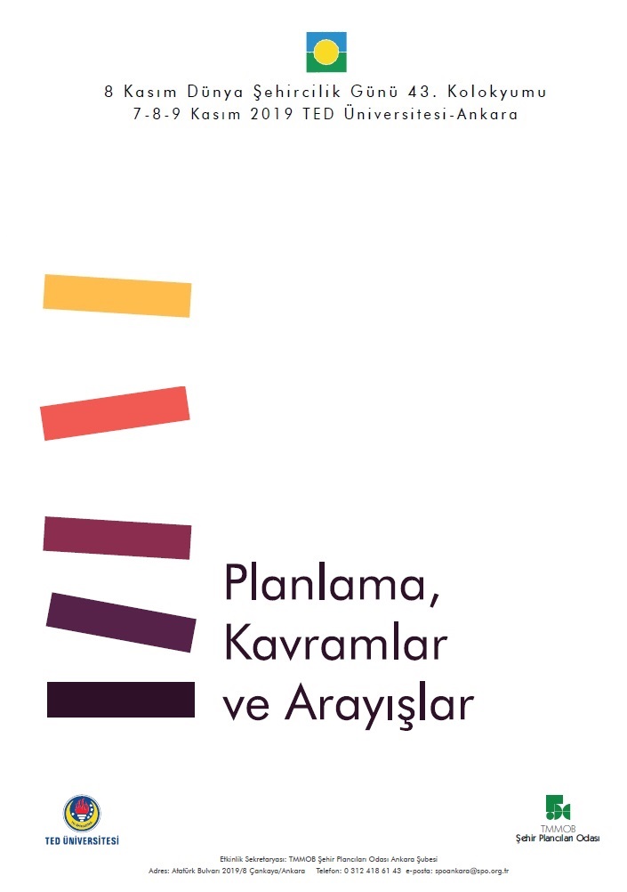 8 KASIM DÜNYA ŞEHİRCİLİK GÜNÜ KOLOKYUMU PROGRAMI BELİRLENDİ!