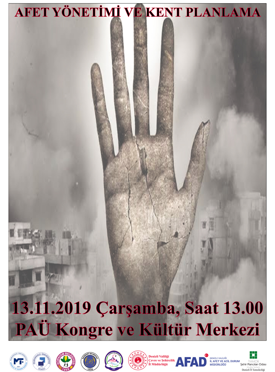 AFET YÖNETİMİ VE KENT PLANLAMA PANELİ: 13 KASIM 2019 