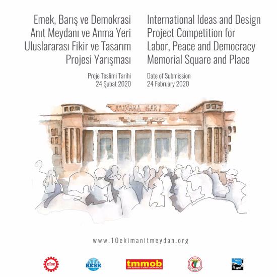 EMEK, BARIŞ, DEMOKRASİ ANIT MEYDANI VE ANMA YERİ ULUSLARARASI FİKİR VE TASARIM PROJESİ YARIŞMASI BAŞLADI