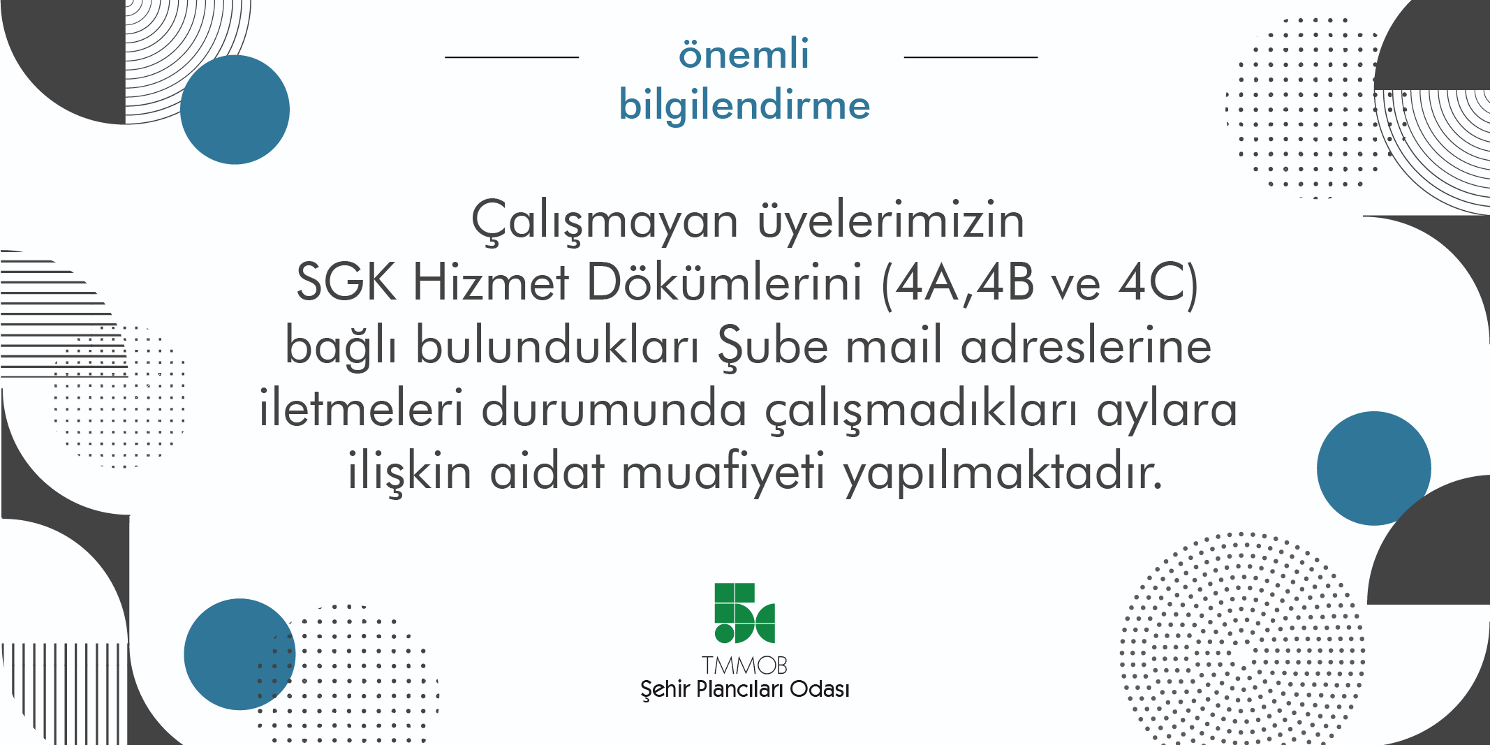 ÇALIŞMAYAN ÜYELERİMİZİN DİKKATİNE!