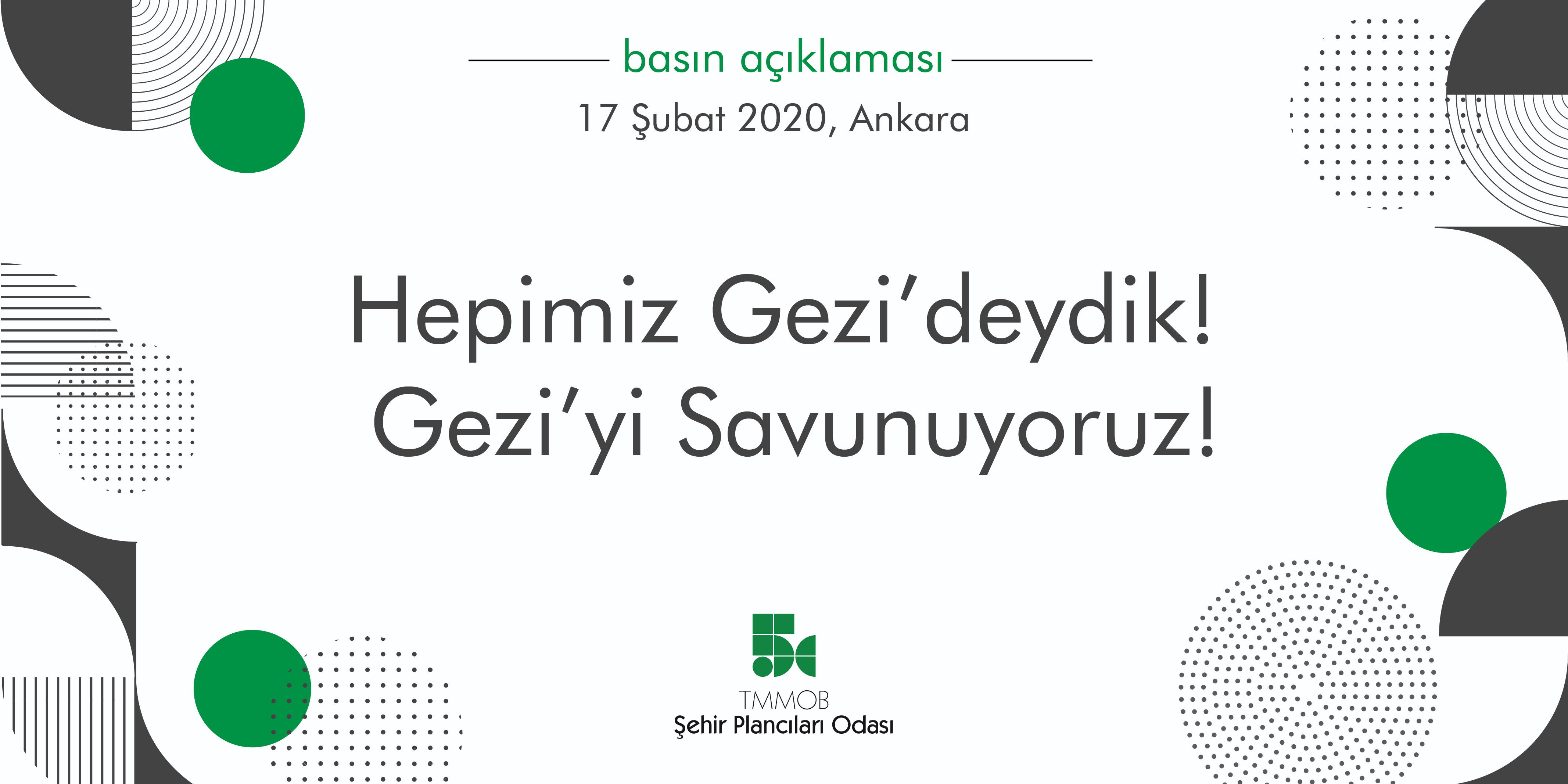 HEPİMİZ GEZİ'DEYDİK! GEZİ'Yİ SAVUNUYORUZ!