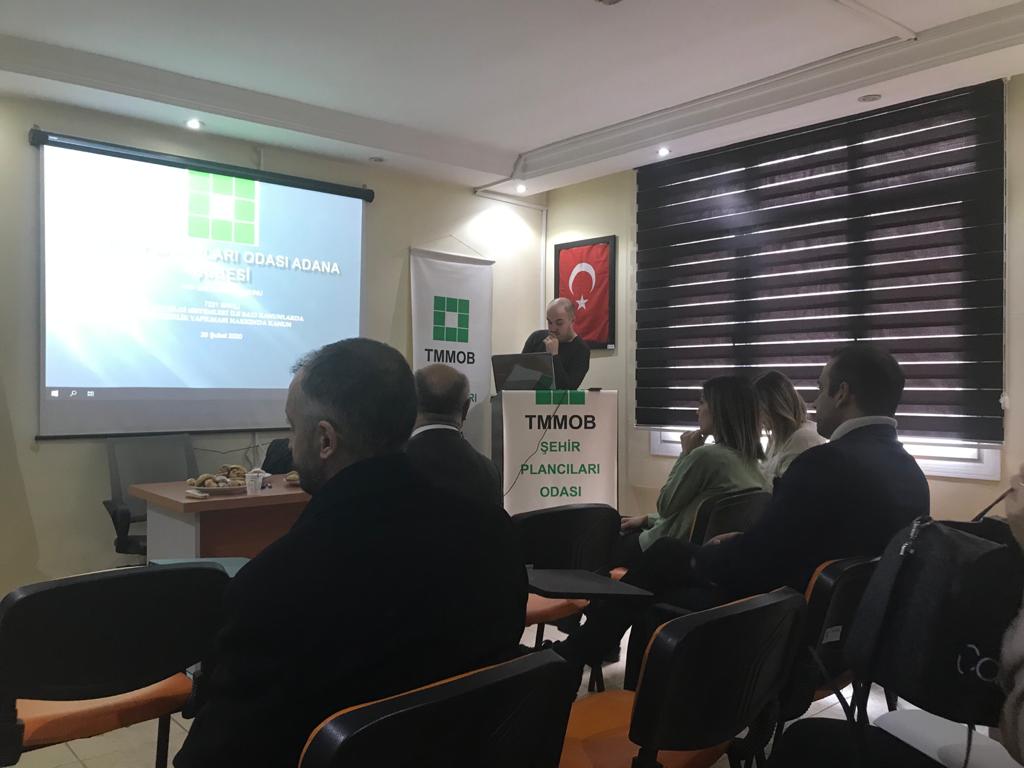 ŞUBEMİZDE İMAR KANUNU DEĞİŞİKLİĞİ BİLGİLENDİRME TOPLANTISI DÜZENLENDİ