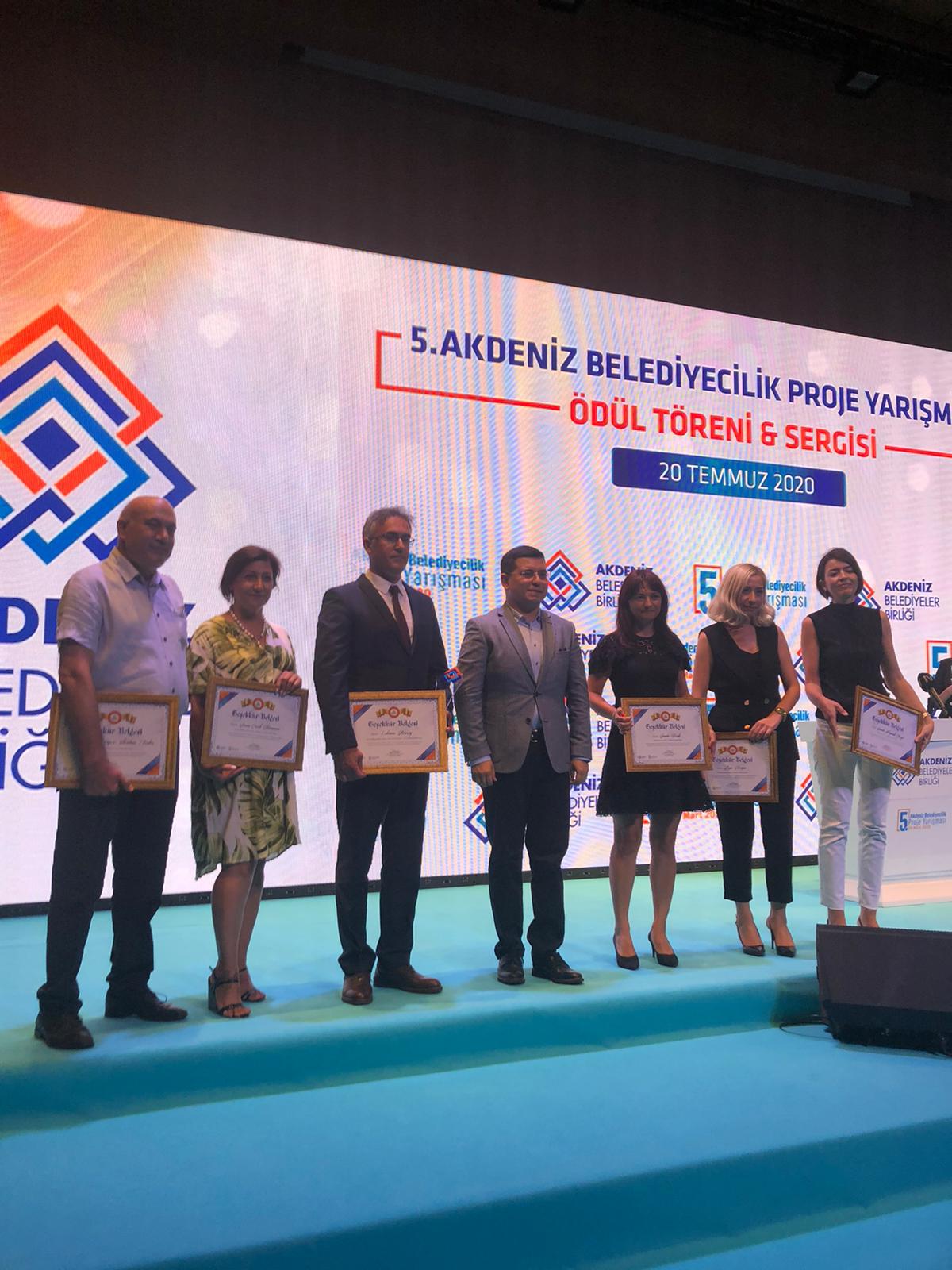 AKDENİZ BELEDİYELER BİRLİĞİ 5. PROJE YARIŞMASI ÖDÜL TÖRENİ VE SERGİSİNE KATILDIK