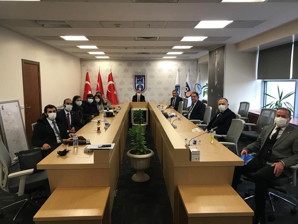 ANKARA BÜYÜKŞEHİR BELEDİYESİ İLE TMMOB ANKARA İKK KENT GÜNDEMLİ TOPLANTI GERÇEKLEŞTİRDİ