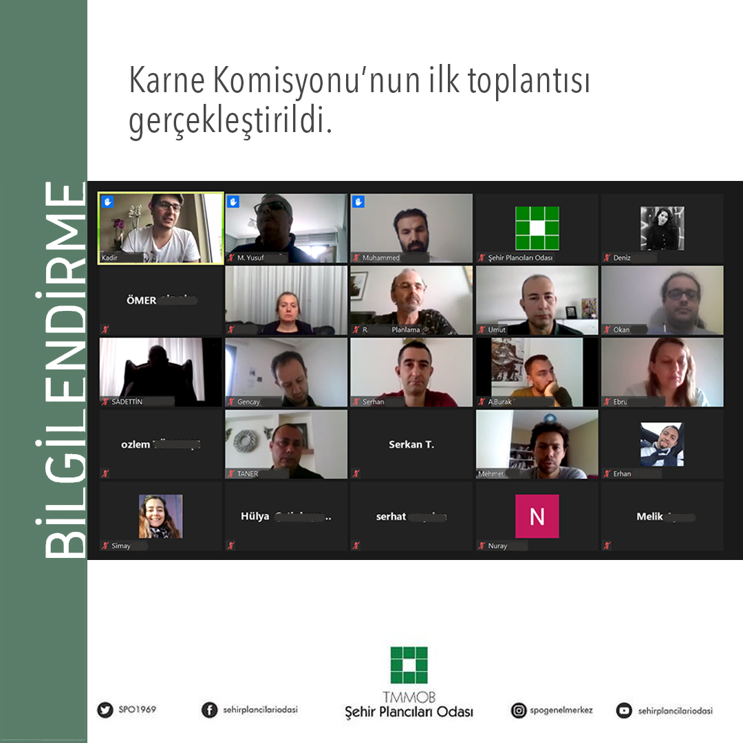 KARNE KOMİSYONU'NUN İLK TOPLANTISI GERÇEKLEŞTİRİLDİ