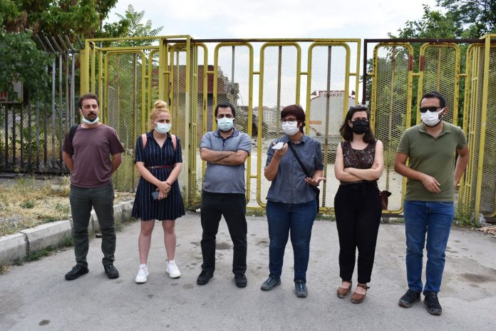 TMMOB ANKARA İKK TARAFINDAN CEBECİ İNÖNÜ STADYUMU`NUN YIKILMASI İLE İLGİLİ BASIN AÇIKLAMASI YAPILDI