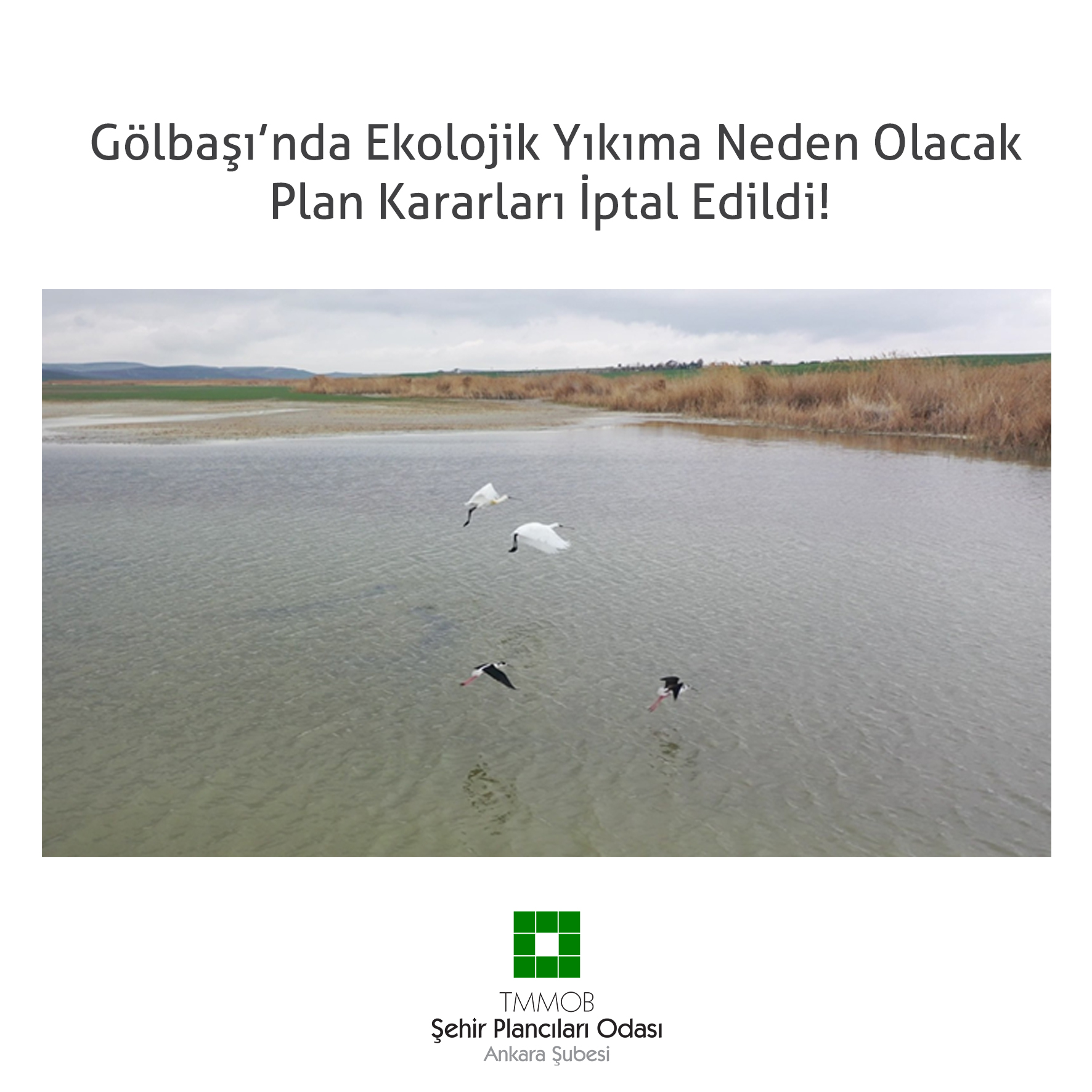 GÖLBAŞI'NDA EKOLOJİK YIKIMA NEDEN OLACAK PLAN KARARLARI İPTAL EDİLDİ! 