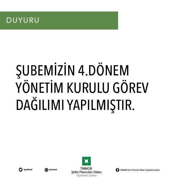 ŞUBEMİZ 4.DÖNEM YÖNETİM KURULU YENİ GÖREV DAĞILIMI GERÇEKLEŞTİRİLDİ