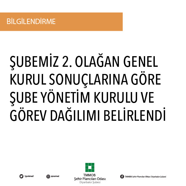ŞUBEMİZ 2. OLAĞAN GENEL KURUL SONUÇLARINA GÖRE ŞUBE YÖNETİM KURULU VE GÖREV DAĞILIMI BELİRLENDİ