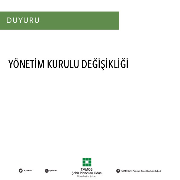 YÖNETİM KURULU DEĞİŞİKLİĞİ