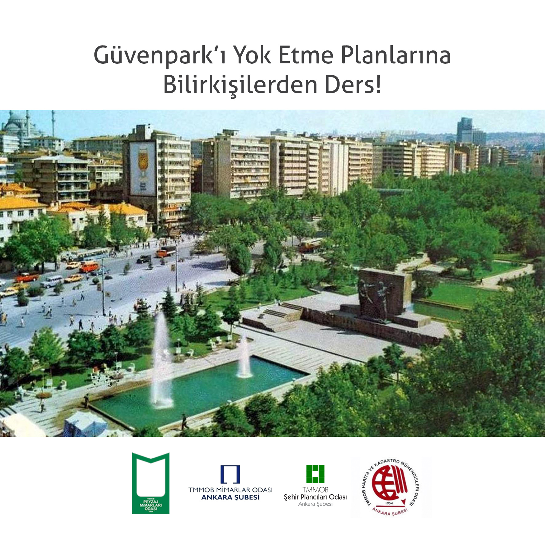 GÜVENPARK'I YOK ETME PLANLARINA BİLİRKİŞİLERDEN DERS