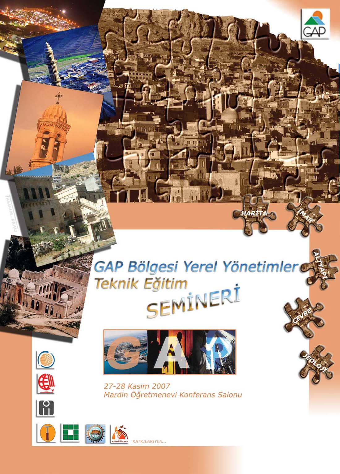 GAP BÖLGESİ YEREL YÖNETİMLER TEKNİK EĞİTİM SEMİNERİ MARDİN'DE GERÇEKLEŞİYOR