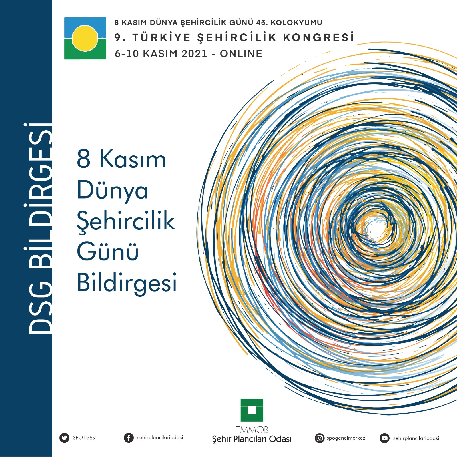 9. TÜRKİYE ŞEHİRCİLİK KONGRESİ BİLDİRGESİ