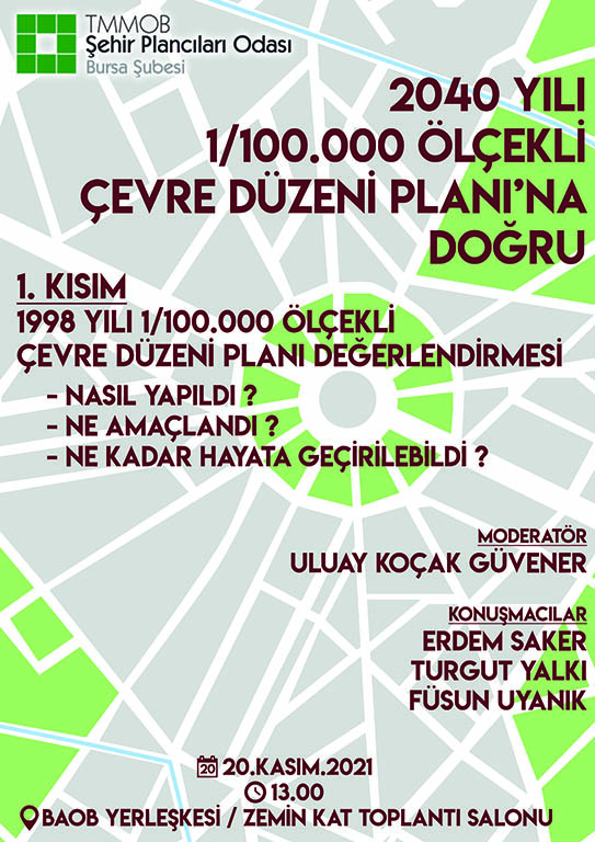 2040 YILI 1/100.000 ÖLÇEKLİ ÇEVRE DÜZENİ PLANINA DOĞRU