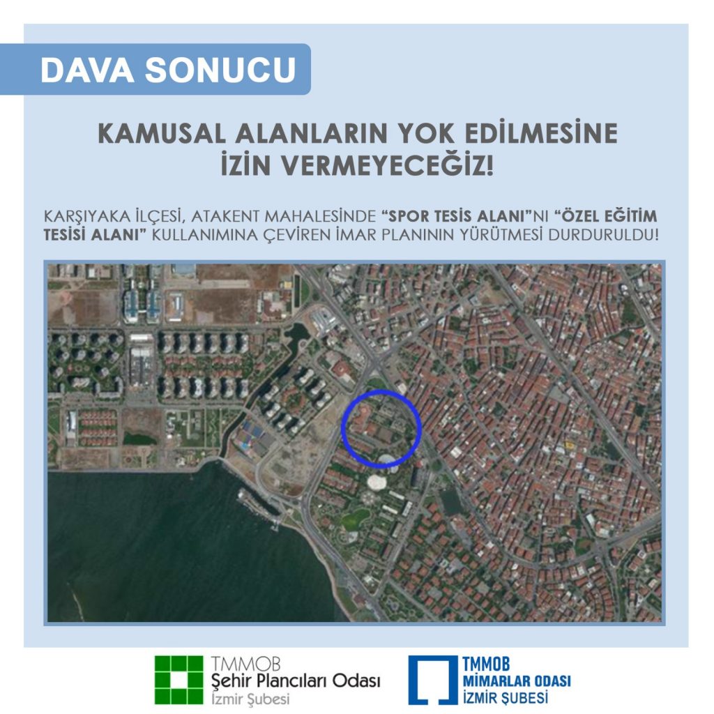 KAMUSAL ALANLARIN YOK EDİLMESİNE İZİN VERMEYECEĞİZ!