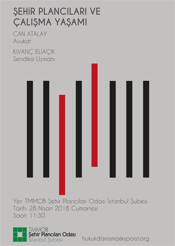 ÜCRETLİ ÇALIŞAN VE İŞSİZ ŞEHİR PLANCILARININ ÇALIŞMA KOŞULLARINA VE ÖZLÜK HAKLARINA YÖNELİK ŞUBE ÇALIŞMALARIMIZ HAKKINDA DUYURU
