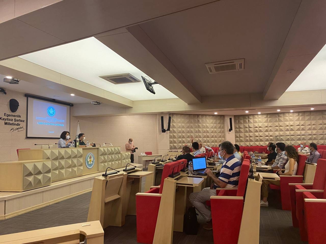 MANİSA BÜYÜKŞEHİR BELEDİYESİ TARAFINDAN PLAN ÇALIŞMALARINA İLİŞKİN DÜZENLENEN TOPLANTIYA KATILDIK