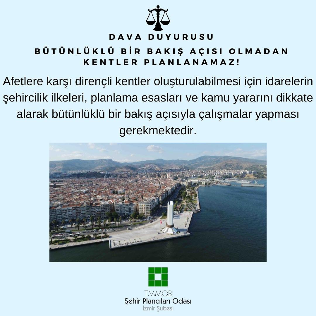 BÜTÜNLÜKLÜ BİR BAKIŞ AÇISI OLMADAN AFETE KARŞI DİRENÇLİ KENTLER PLANLANAMAZ!