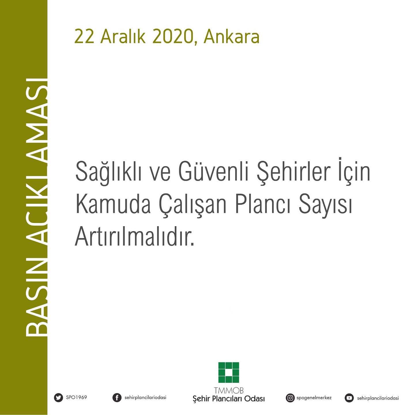 SAĞLIKLI VE GÜVENLİ ŞEHİRLER İÇİN KAMUDA ÇALIŞAN ŞEHİR PLANCISI SAYISI ARTIRILMALIDIR
