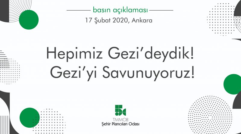 HEPİMİZ GEZİ'DEYDİK! GEZİ'Yİ SAVUNUYORUZ!