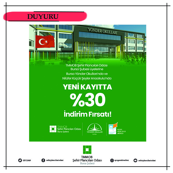 BURSA YÖNDER OKULLARI VE NİLÜFER KÜÇÜK ŞEYLER ANAOKULU İNDİRİMİ