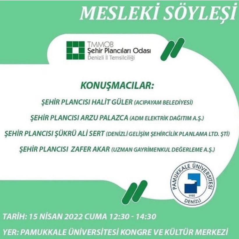 MESLEKİ SÖYLEŞİ DUYURUSU