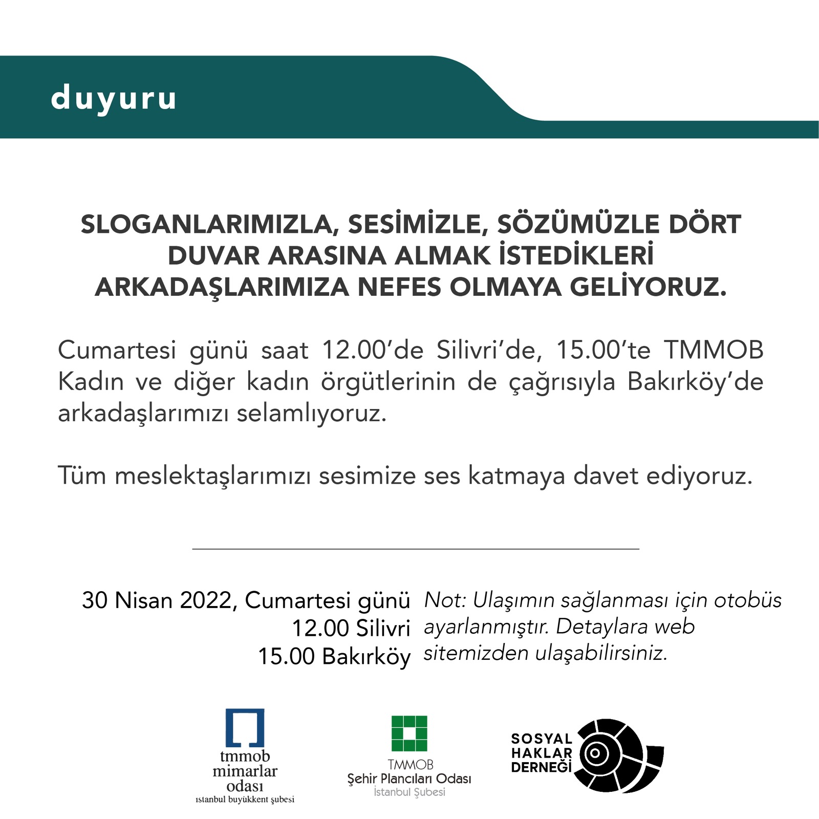 ARKADAŞLARIMIZA NEFES OLMAYA GİDİYORUZ!