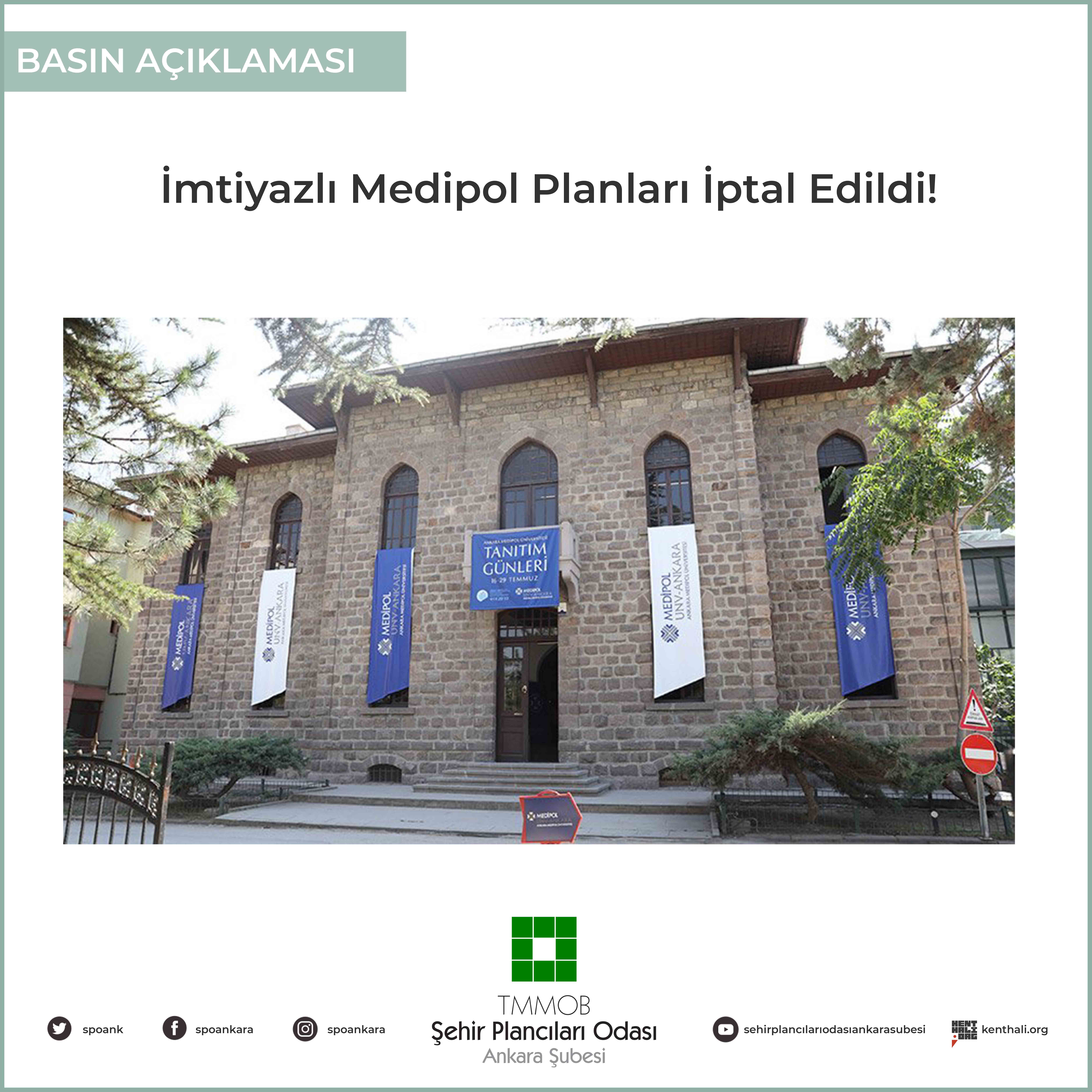 İMTİYAZLI MEDİPOL PLANLARI İPTAL EDİLDİ!