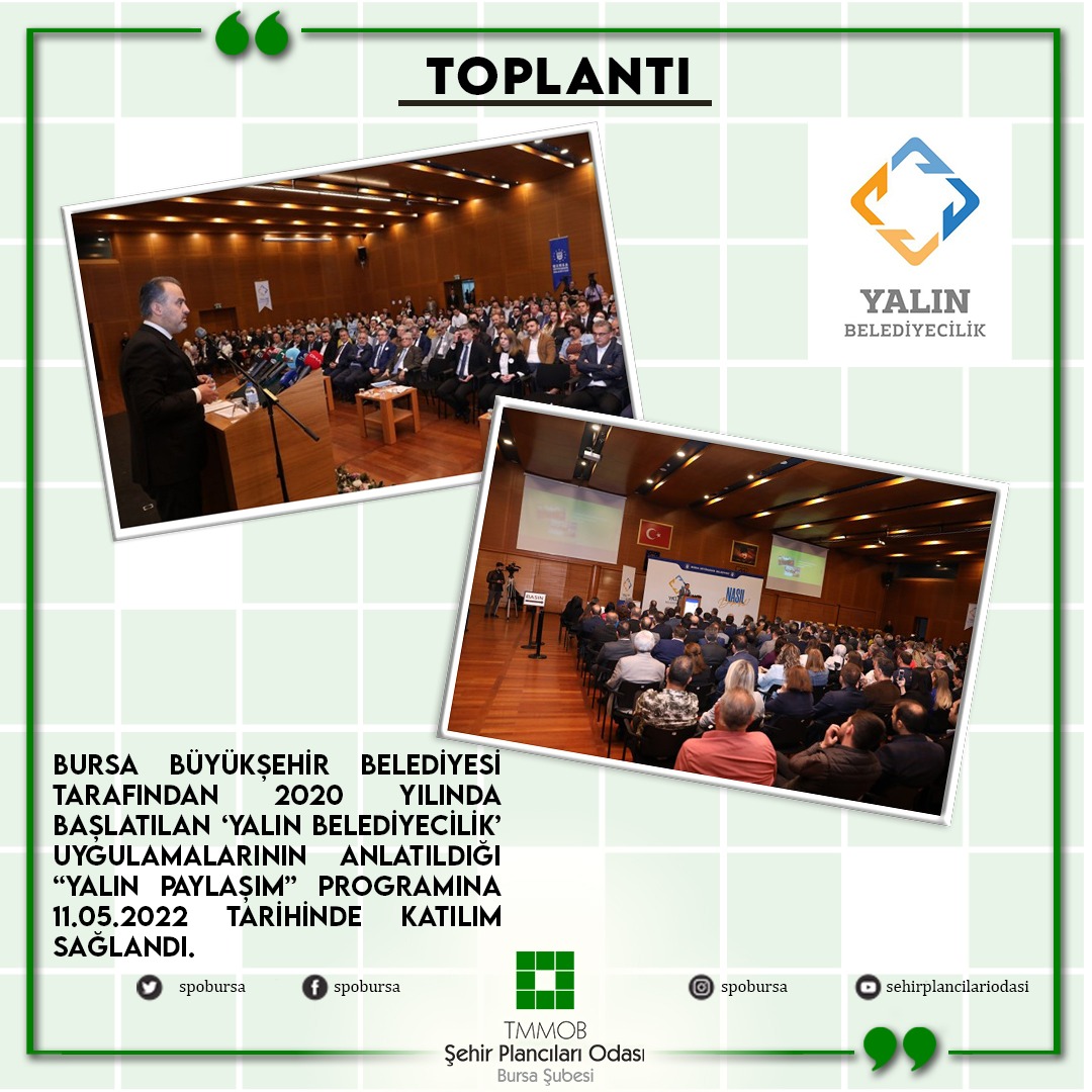 YALIN BELEDİYECİLİK PROGRAMINA KATILIM SAĞLANDI.