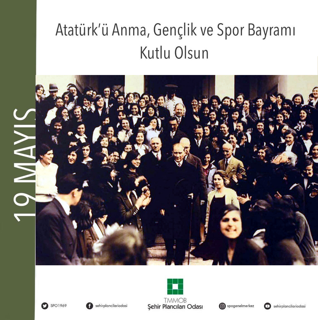 19 MAYIS ATATÜRK`Ü ANMA, GENÇLİK VE SPOR BAYRAMI KUTLU OLSUN!