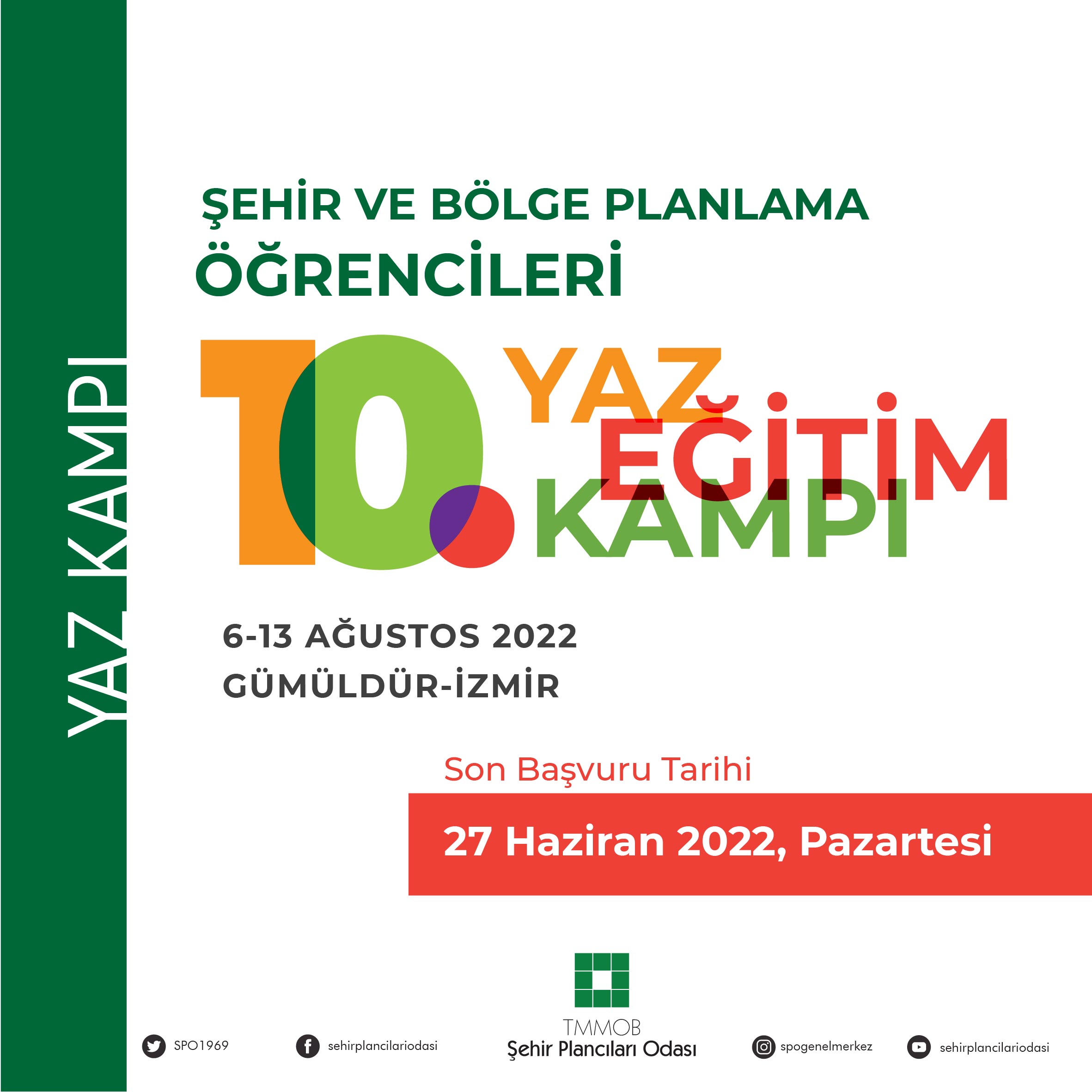 10. YAZ EĞİTİM KAMPI BAŞVURULARI BAŞLADI!