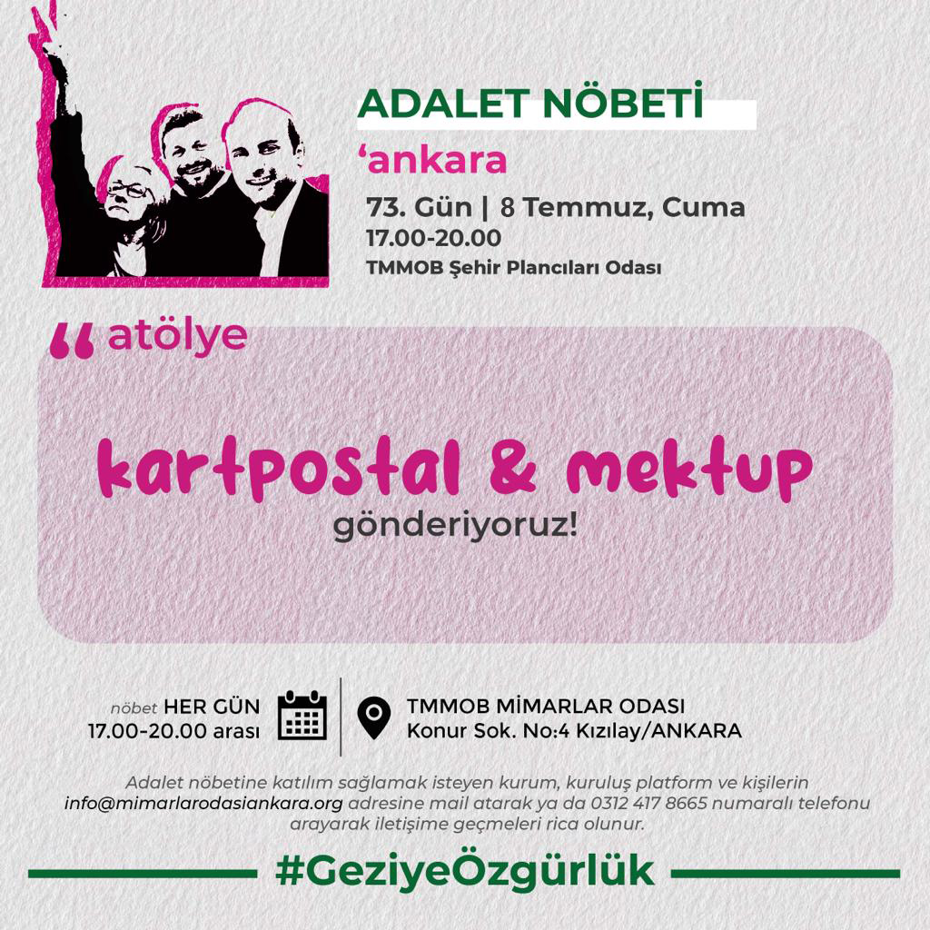 ADALET NÖBETİ 74. GÜN | NÖBET ŞEHİR PLANCILARINDA