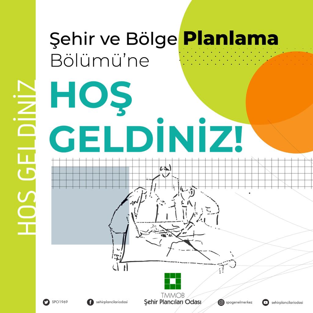 ŞEHİR VE BÖLGE PLANLAMA BÖLÜMÜ`NE HOŞ GELDİNİZ!