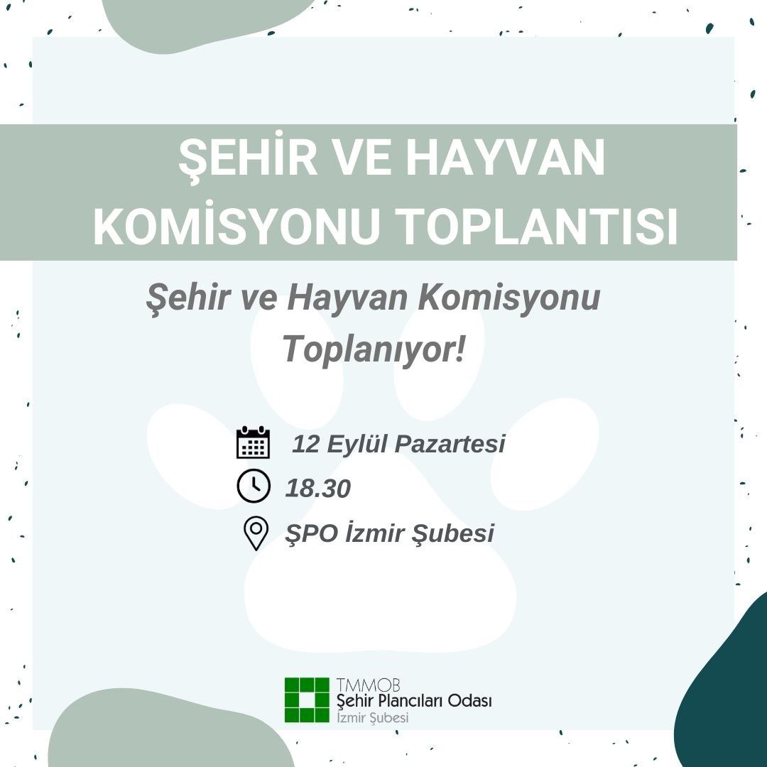 ŞEHİR VR HAYVAN KOMİSYONU TOPLANTISI