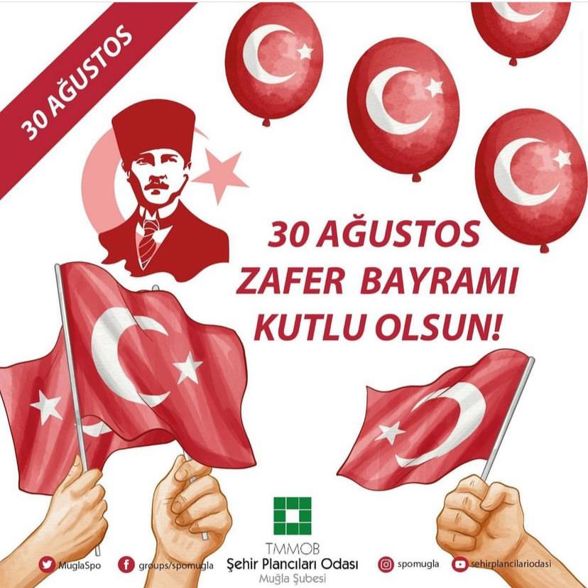 30 AĞUSTOS ZAFER BAYRAMI KUTLU OLSUN!