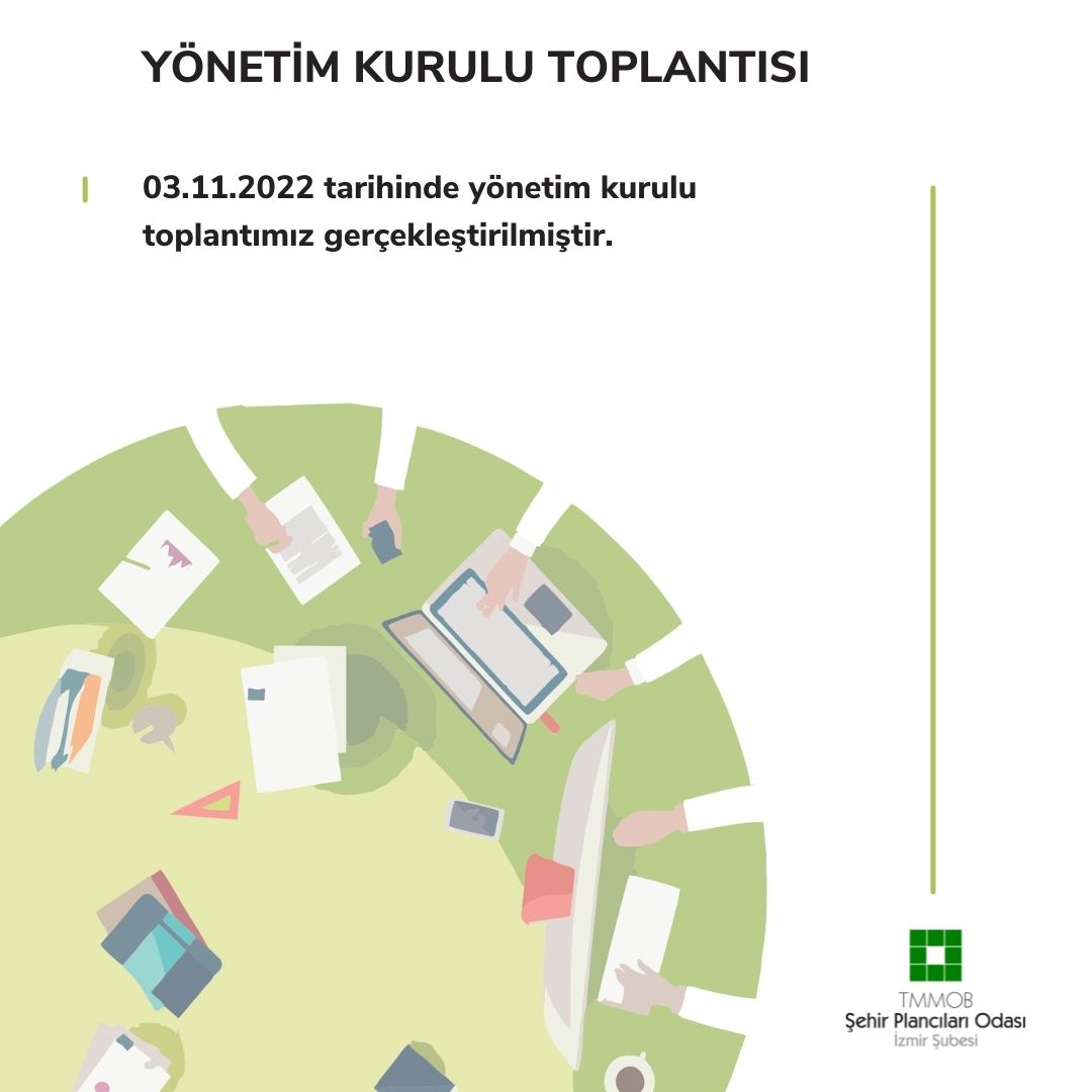 17.DÖNEM 03.11.2022 TARİHLİ YÖNETİM KURULU TOPLANTI TUTANAĞI