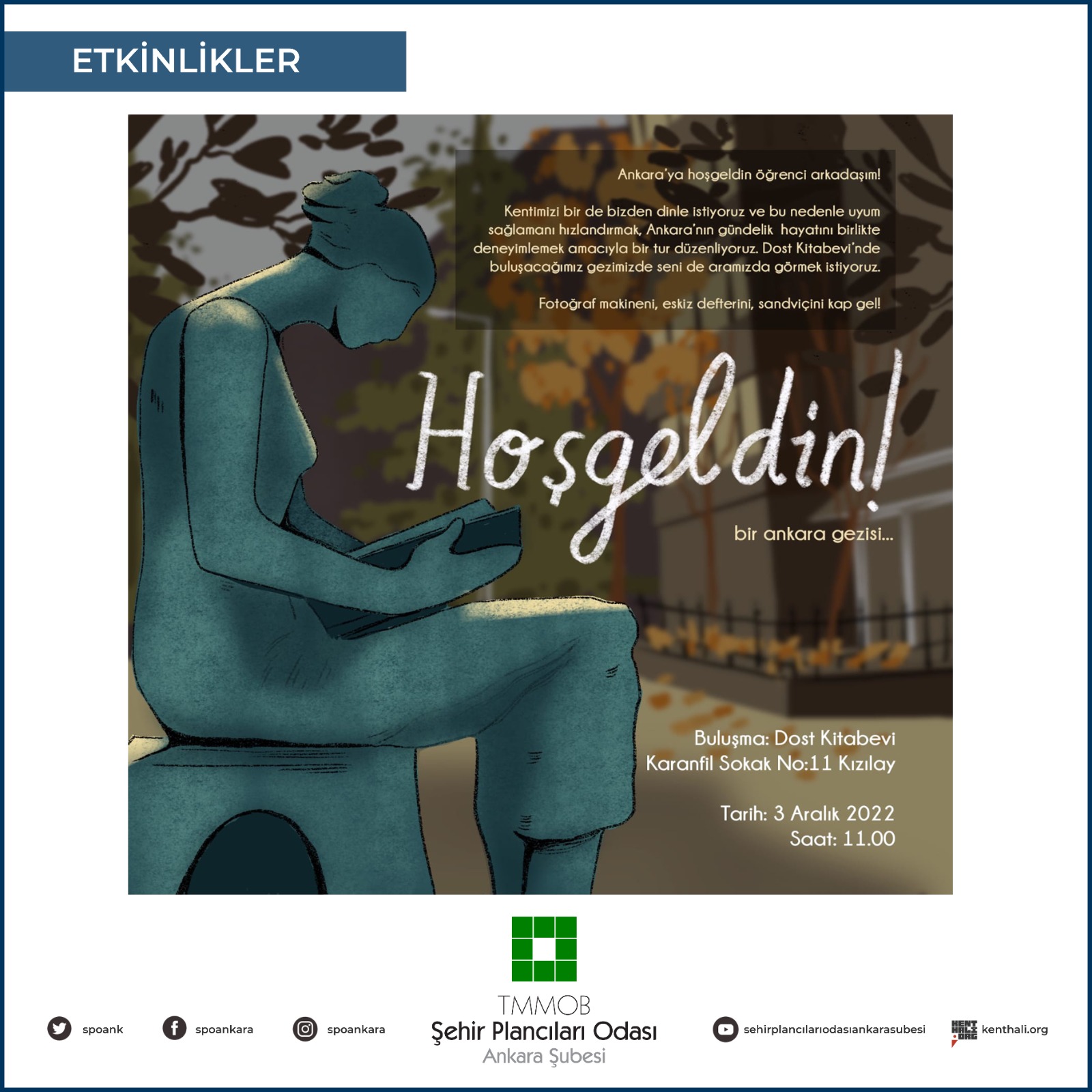 ANKARA`YA HOŞGELDİN ÖĞRENCİ ARKADAŞIM