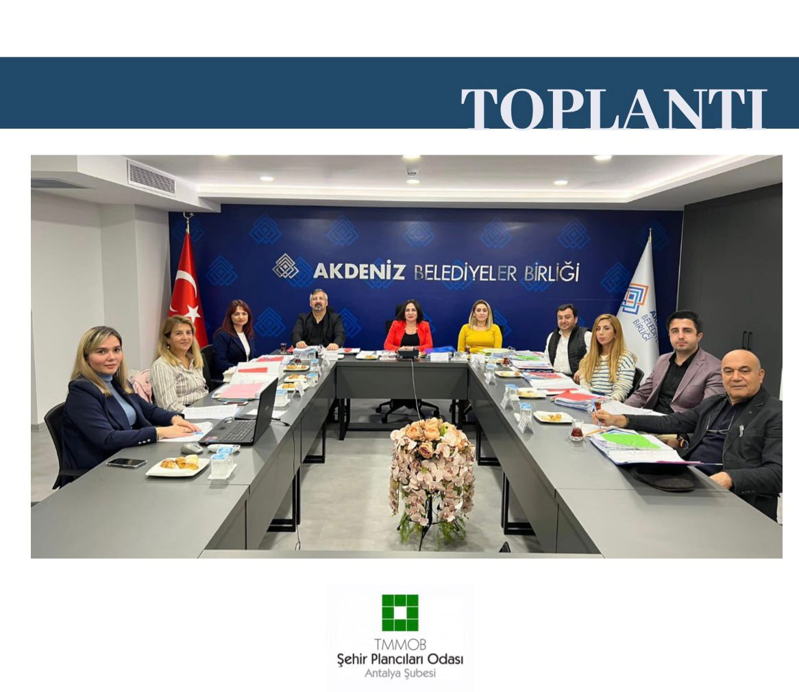 AKDENİZ BELEDİYELER BİRLİĞİ JÜRİ VE DEĞERLENDİRME TOPLANTISINA KATILDIK