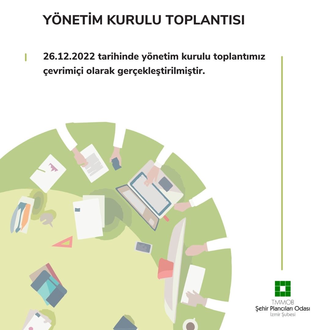 17.DÖNEM 26.12.2022 TARİHLİ YÖNETİM KURULU TOPLANTI TUTANAĞI
