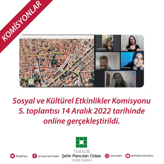 SOSYAL VE KÜLTÜREL ETKİNLİKLER KOMİSYONU 5. TOPLANTISI