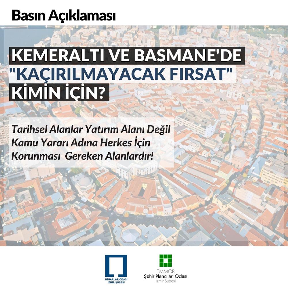 KEMERALTI VE BASMANE'DE "KAÇIRILMAYACAK FIRSAT"! KİMİN İÇİN?