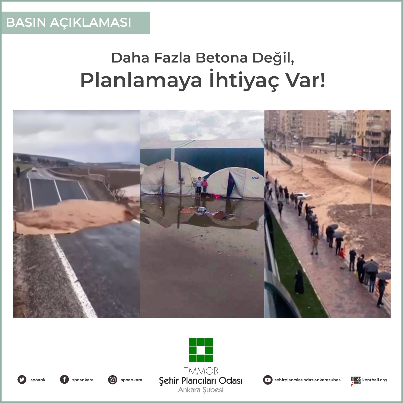 DAHA FAZLA BETONA DEĞİL, PLANLAMAYA İHTİYAÇ VAR!

