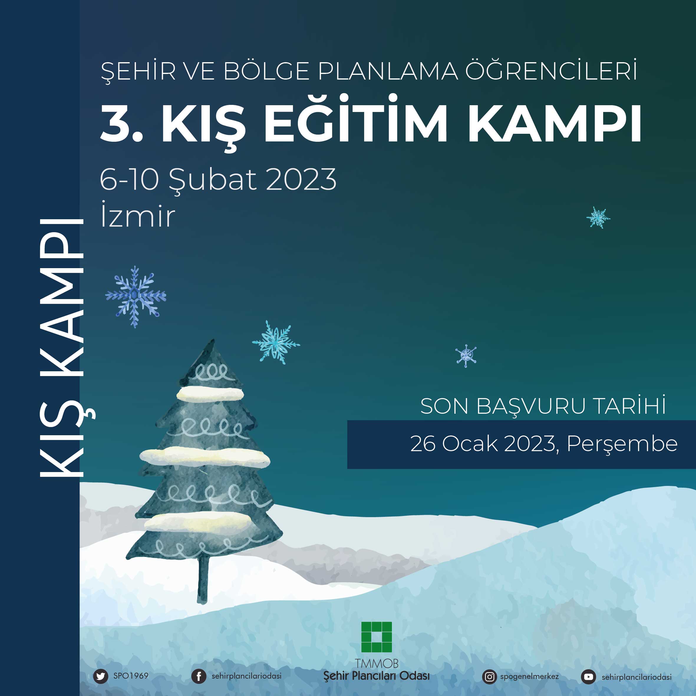 3. KIŞ EĞİTİM KAMPI BAŞVURULARI BAŞLADI!