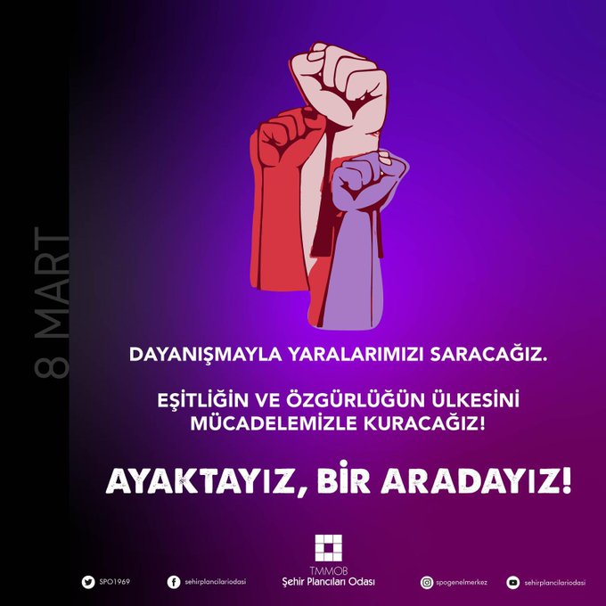 8 MART DÜNYA EMEKÇİ KADINLAR GÜNÜ KUTLU OLSUN!