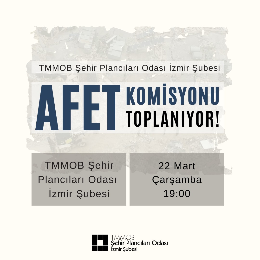 AFET KOMİSYONU TOPLANIYOR