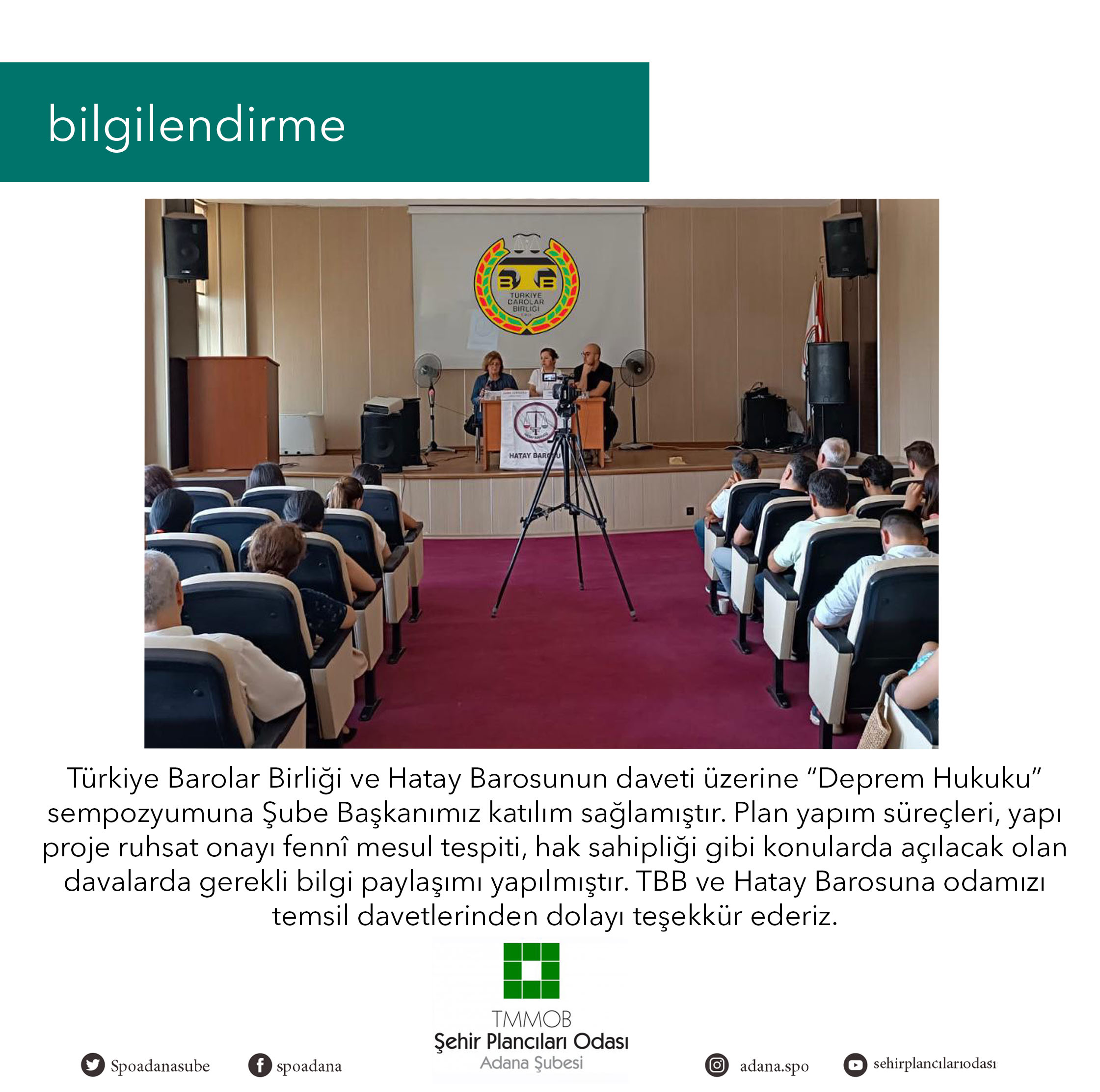 DEPREM HUKUKU SEMPOZYUMU