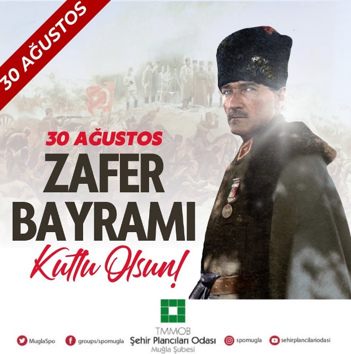 30 AĞUSTOS ZAFER BAYRAMIMIZ KUTLU OLSUN!