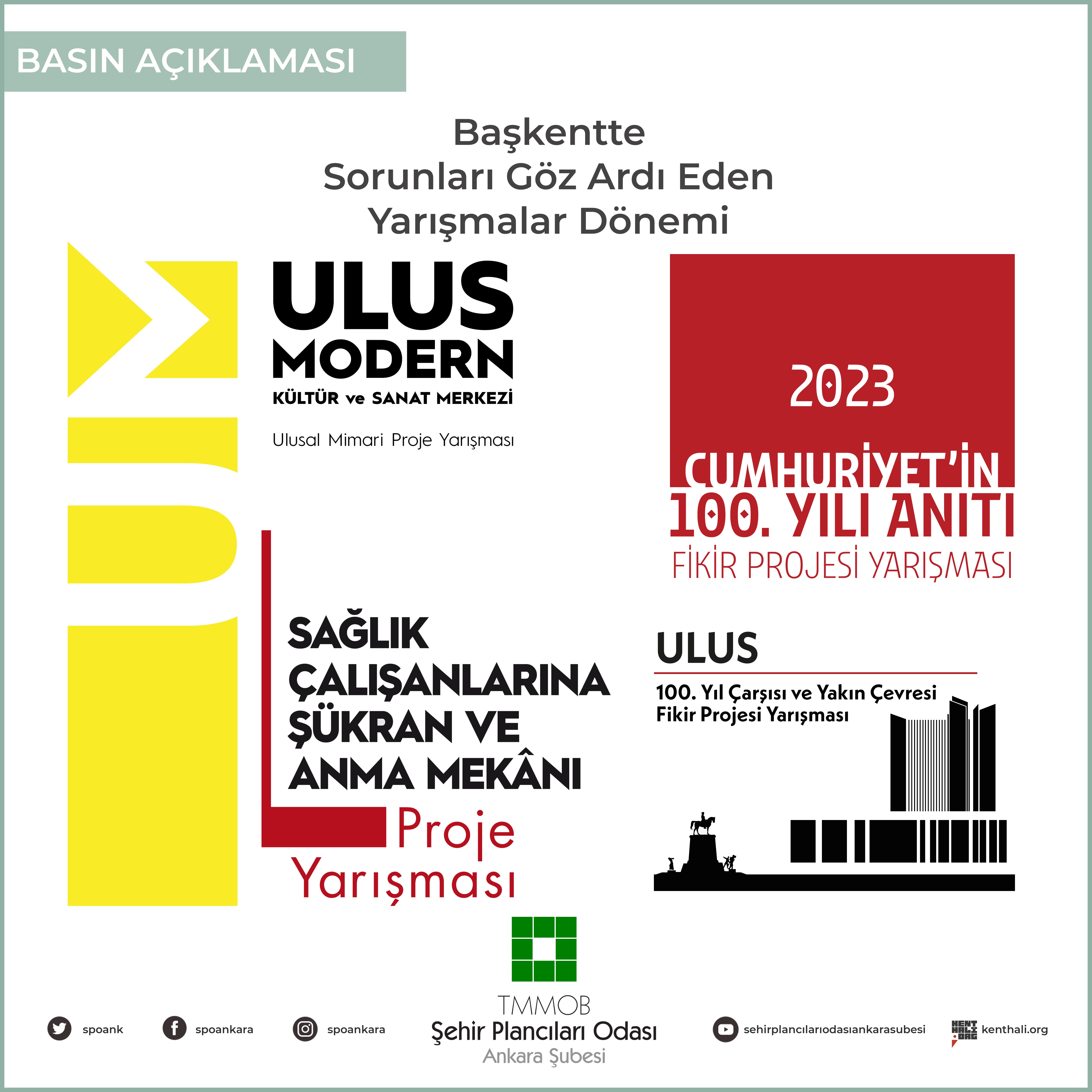 BAŞKENTTE SORUNLARI GÖZ ARDI EDEN YARIŞMALAR DÖNEMİ