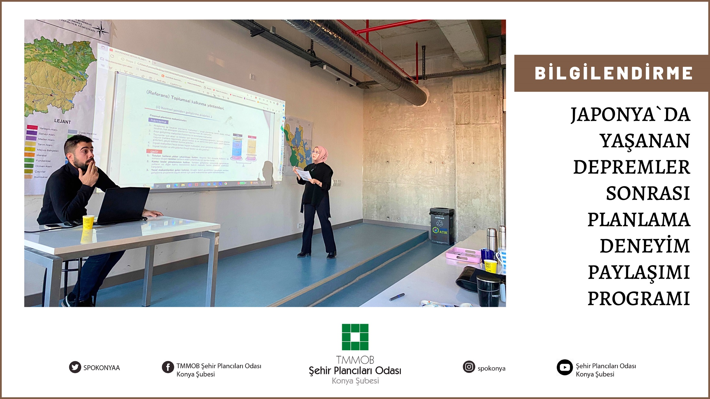 JAPONYA'DA YAŞANAN DEPREMLER SONRASI PLANLAMA ÇALIŞMALARI DENEYİM PAYLAŞIMI PROGRAMI