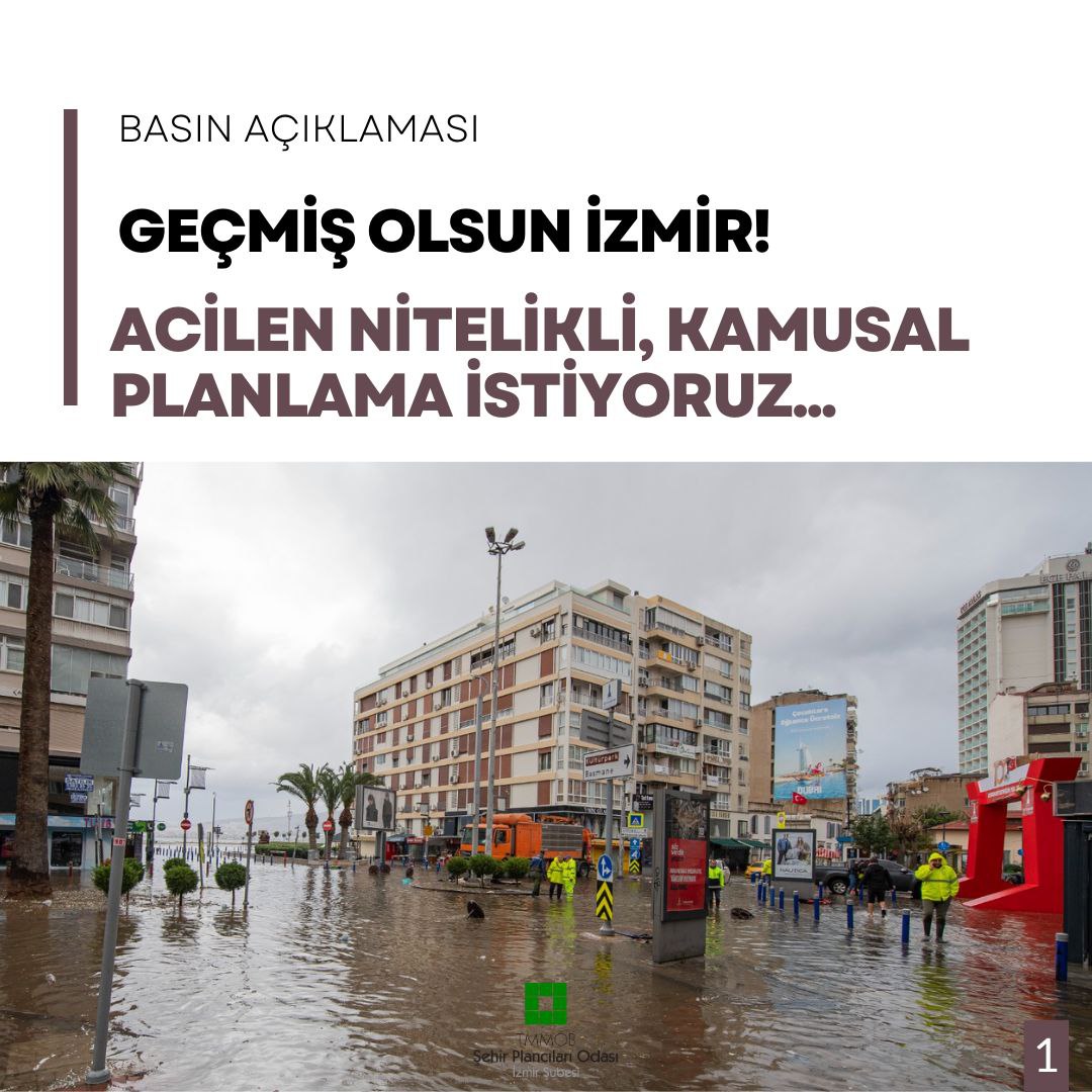 GEÇMİŞ OLSUN İZMİR!

ACİL NİTELİKLİ, KAMUSAL PLANLAMA İSTİYORUZ...
